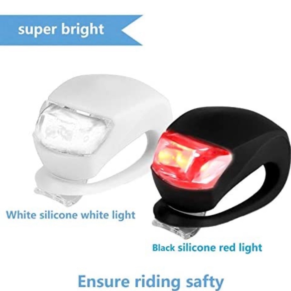 Bicycle Light-Front and Back LED Bike Light Set – Spare Batteries Included